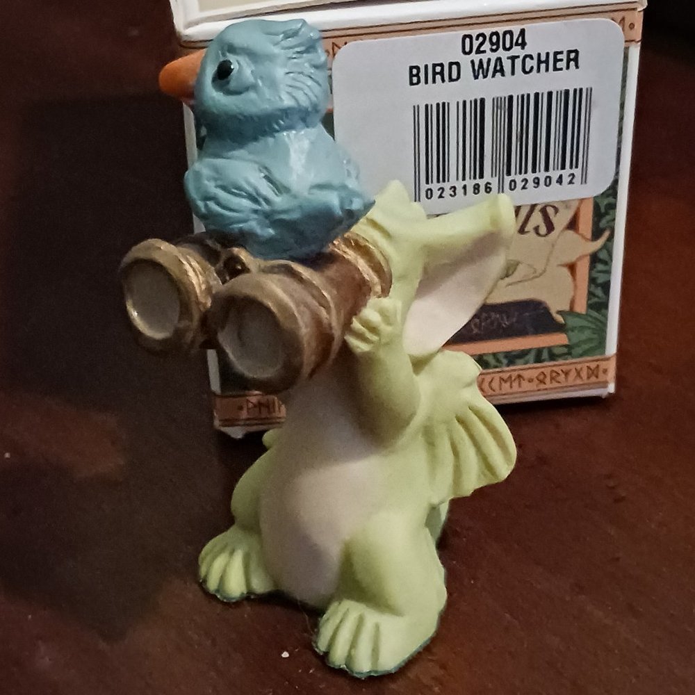 Whimsical World of Pocket Dragons,  Bird Watching  Vintage 1999